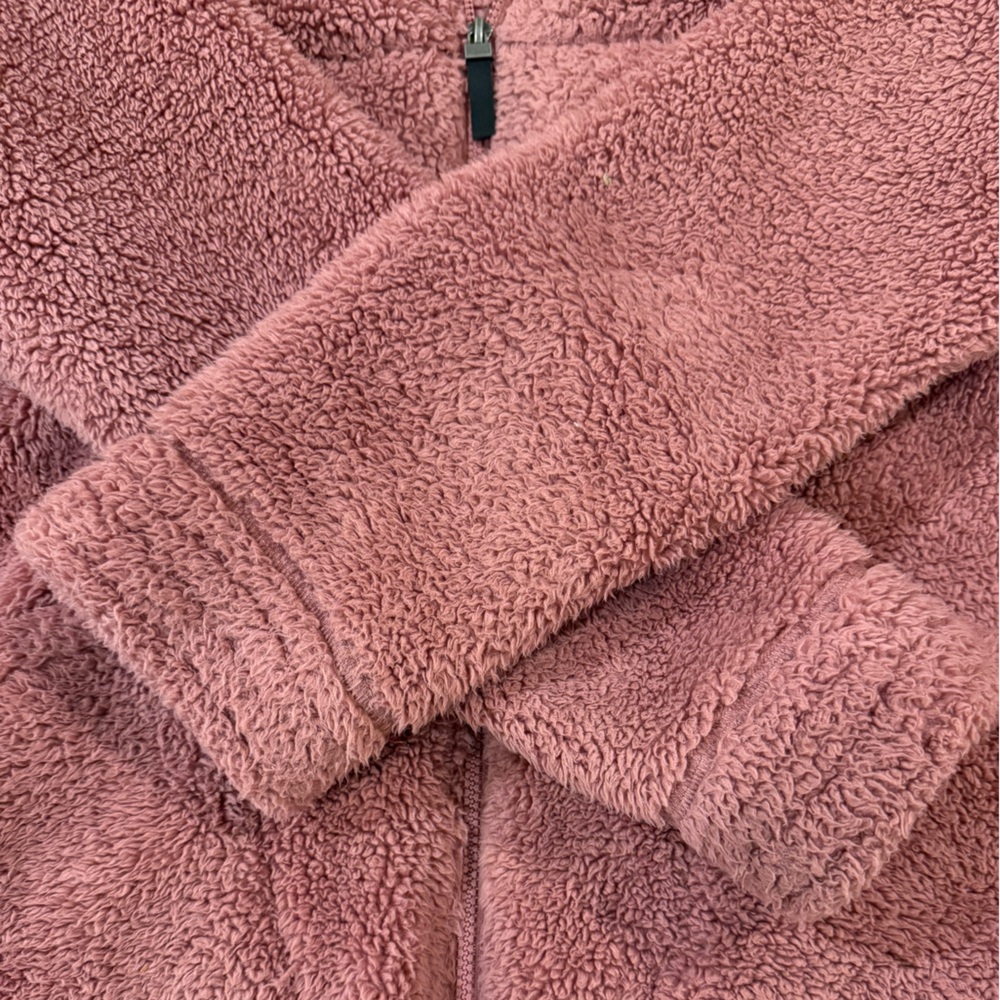 Free Country Sierra Butter Pile II Jacket L Pink Sherpa Fleece Full Zip Cozy - Picture 6 of 11